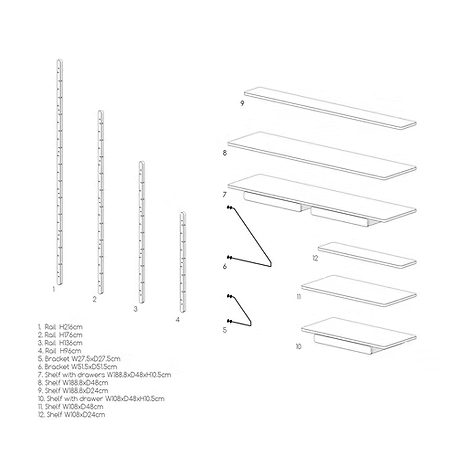 Купити Стелаж Twig M3 від MAIIMO