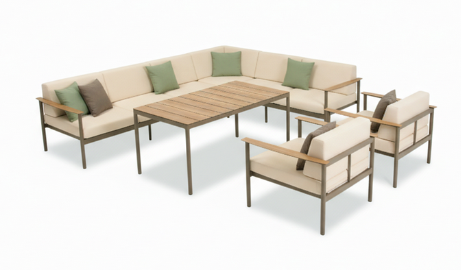 Купити Garden table Atlas rectangular aluminum від MAIIMO