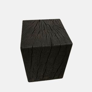 Стол из обожженного дерева Coal