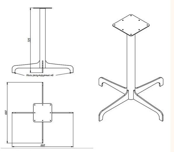 Купити Table LEO round black від MAIIMO