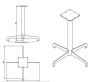 Купити Table LEO square black від MAIIMO