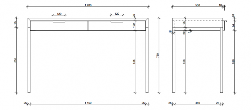 Купити Console table OSLO від MAIIMO