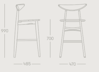 Купити Bar stool MARIO від MAIIMO