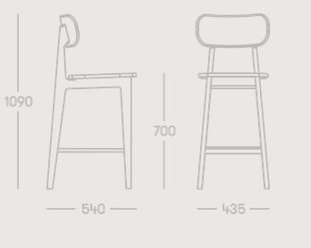 Купити Bar stool POLO від MAIIMO