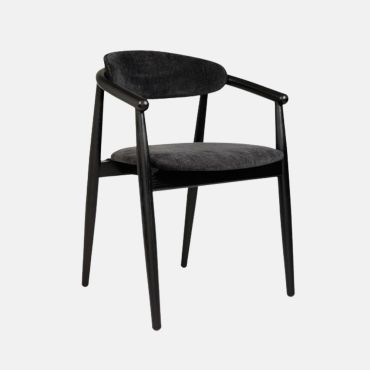 Chair MAMONT soft black (ash)