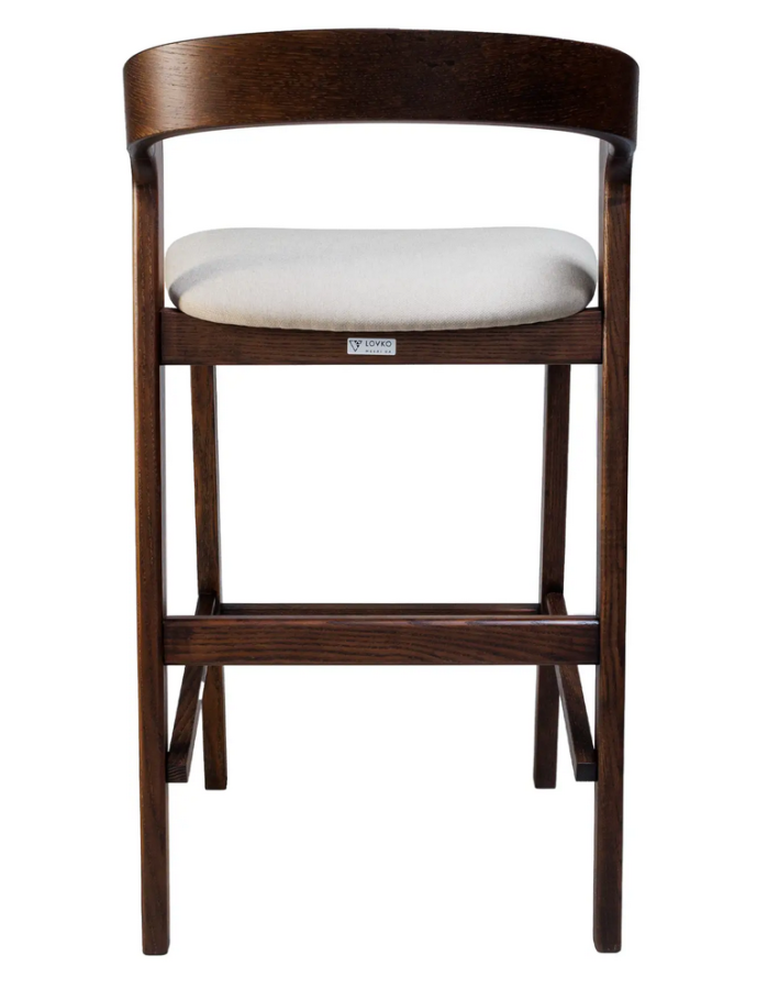 Купити Semi-bar stool Floki New dark walnut від MAIIMO