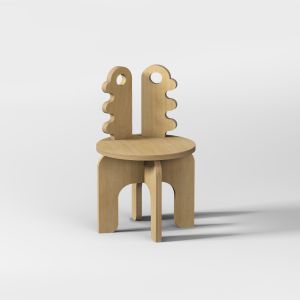 Children's chair with a back NUMO
