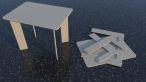 Купити Dining table Stepan from recycled plastic від MAIIMO