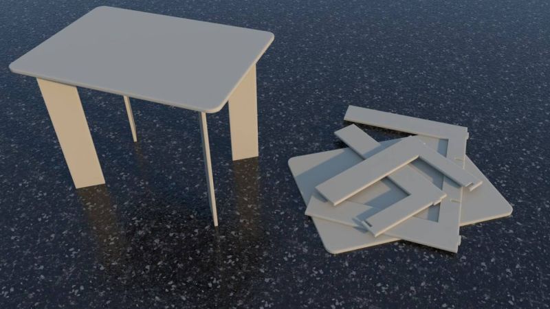 Купити Dining table Stepan from recycled plastic від MAIIMO