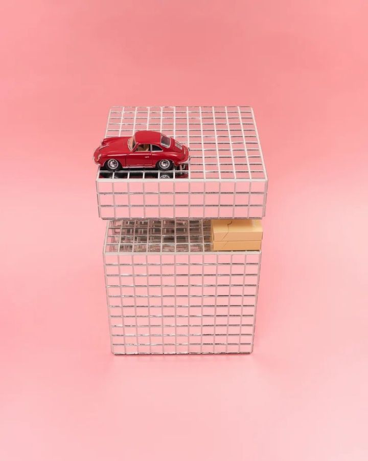Купити Столик з плитки Mirror Cube від MAIIMO