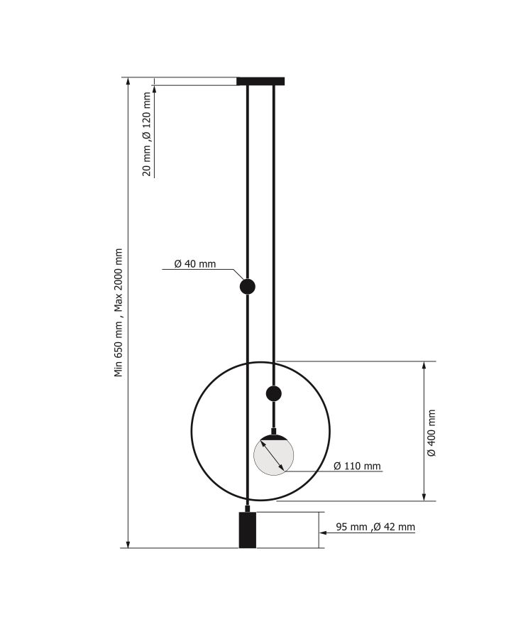 Купити Pendant lamp SUNDERLINE CB від MAIIMO