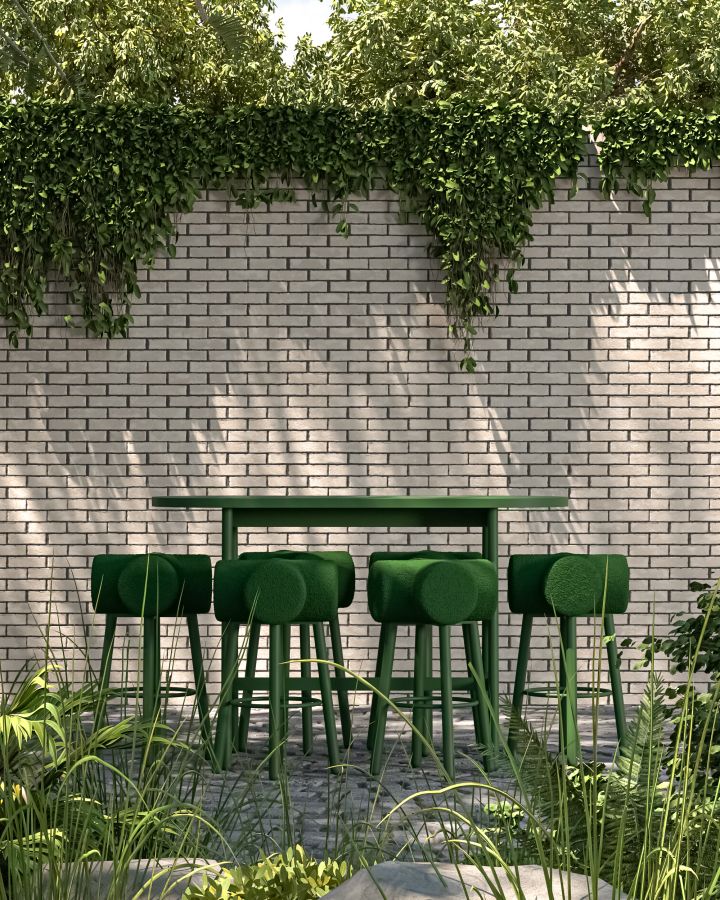 Купити Bar stool CROSS від MAIIMO