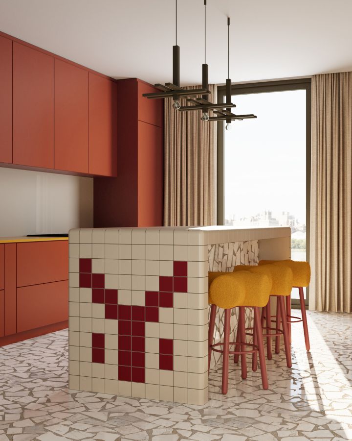 Купити Bar stool CROSS від MAIIMO