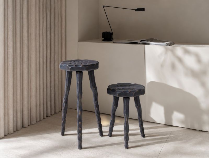 Купити Табурет дерев'яний чорний від MAIIMO