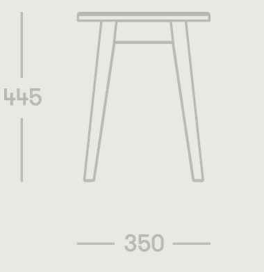 Купити Wooden stool RENATA від MAIIMO