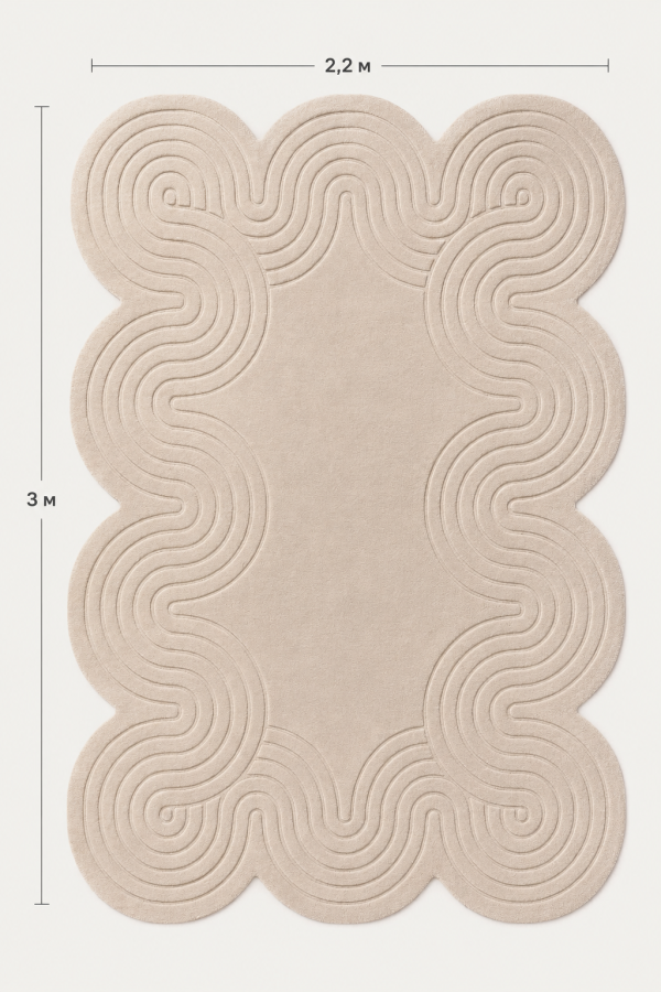 Купити Tufted carpet Waves від MAIIMO