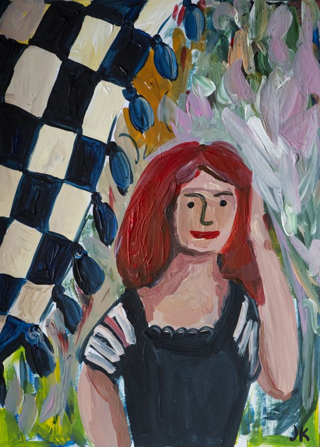 Купити Картина The girl gazes into the future 29.7×21.0 см (А4) від MAIIMO