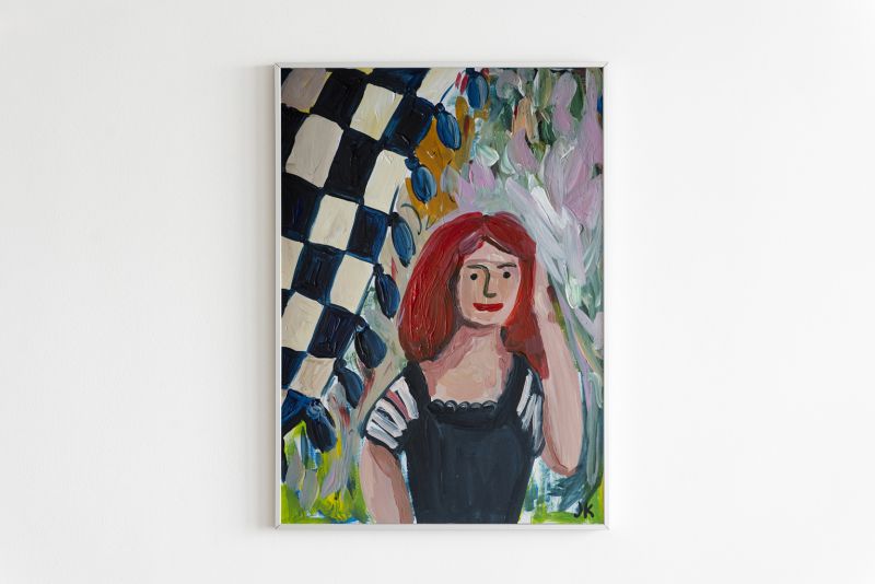 Купити Картина The girl gazes into the future 29.7×21.0 см (А4) від MAIIMO