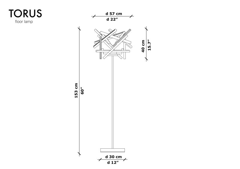 Купити Торшер TORUS FLOOR LIGHT від MAIIMO