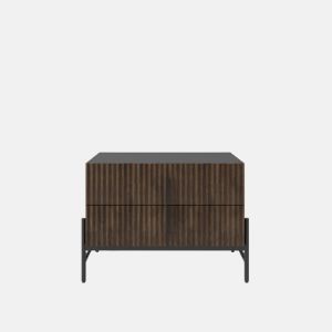 Bedside table 2 drawers ORPHIC