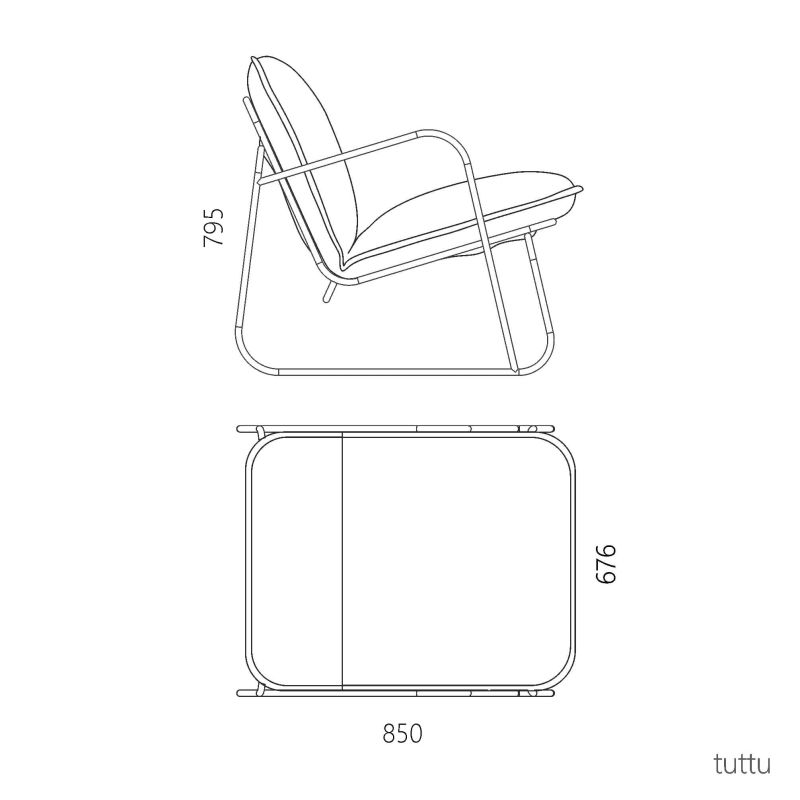 Купити Outdoor armchair TUTTU Monteur від MAIIMO