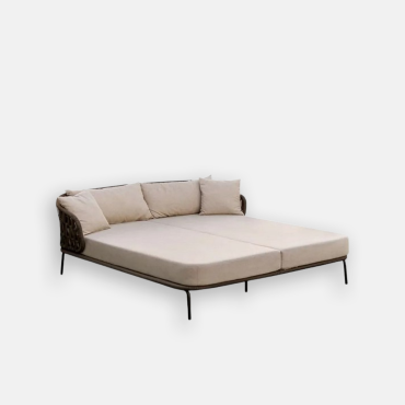 Outdoor bed TWIST double