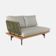 Купити Outdoor sofa Brussels-M double with one armrest від MAIIMO