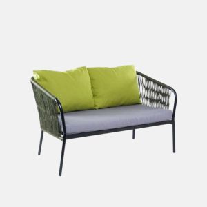 Outdoor sofa TWIST two-seater
