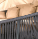 Купити Outdoor lounge sofa Orbit-Twist with an awning від MAIIMO
