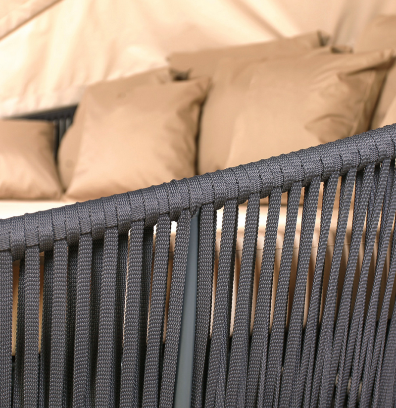 Купити Outdoor lounge sofa Orbit-Twist with an awning від MAIIMO