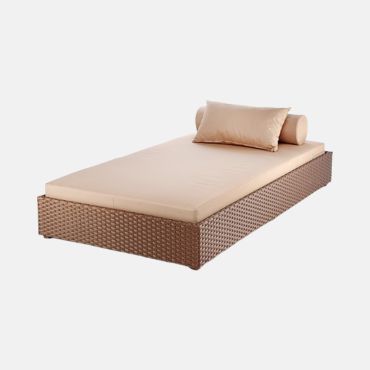 Garden deck chair sunbed QUADRO