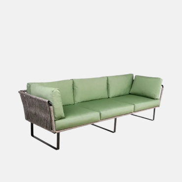 Outdoor sofa TWIST-M three-seater lounge