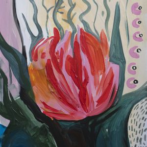 Картина Water Lily Rene Painting 30*21 см